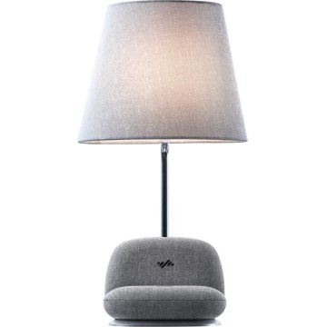Immax NEO 09109L - LED stmievateľná stolová lampa s bezdrôtovým nabíjaním Qi SOFA LED/6W/230V sivá