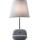 Immax NEO 09109L - LED stmievateľná stolová lampa s bezdrôtovým nabíjaním Qi SOFA LED/6W/230V sivá