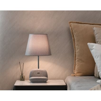 Immax NEO 09109L - LED stmievateľná stolová lampa s bezdrôtovým nabíjaním Qi SOFA LED/6W/230V sivá