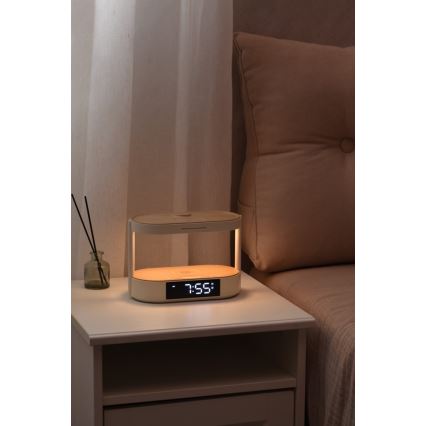 Immax NEO 09111L - stmievateľná LED stolná lampa s budíkom a nabíjaním TRIPLE DOCK LED/1,5W/5V
