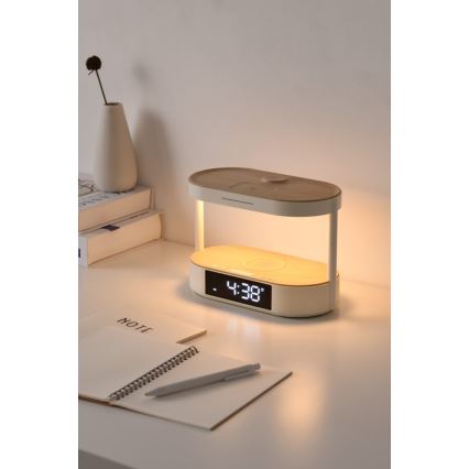 Immax NEO 09111L - stmievateľná LED stolná lampa s budíkom a nabíjaním TRIPLE DOCK LED/1,5W/5V