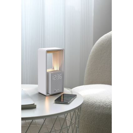 Immax NEO 09113L - LED stolná lampa s budíkom a nabíjaním CALM LED/3,5W/5V