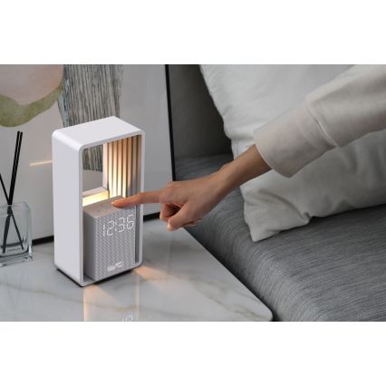 Immax NEO 09113L - LED stolná lampa s budíkom a nabíjaním CALM LED/3,5W/5V
