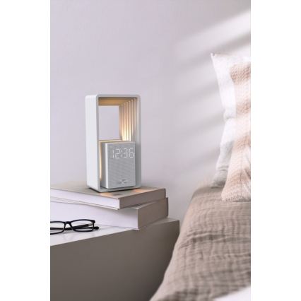 Immax NEO 09113L - LED stolná lampa s budíkom a nabíjaním CALM LED/3,5W/5V