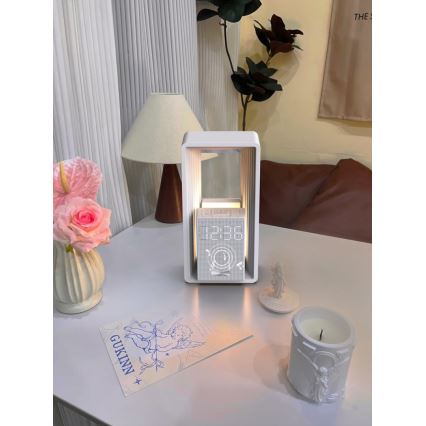 Immax NEO 09113L - LED stolná lampa s budíkom a nabíjaním CALM LED/3,5W/5V