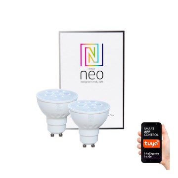 Immax NEO - 2xLED Stmievateľná žiarovka GU10/4,8W/230V ZigBee Immax NEO - 2xLED Stmievateľná žiarovka GU10/4,8W/230V ZigBee