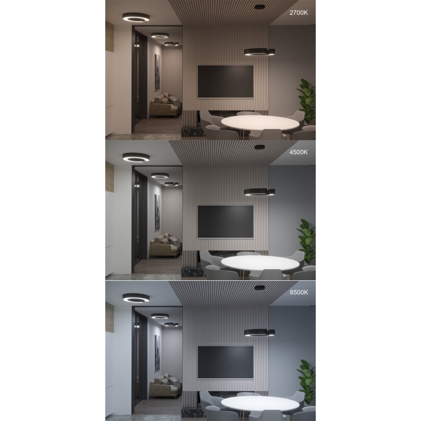 Immax NEO 7133 - LED SMART Stmievateľné stropné svietidlo CÉČKO LED/52W/230V + diaľkové ovládanie 60 cm Tuya ZigBee