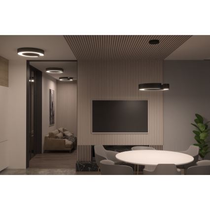 Immax NEO 7134 - LED SMART Stmievateľný luster na lanku CÉČKO LED/43W/230V + diaľkové ovládanie 60 cm Tuya ZigBee