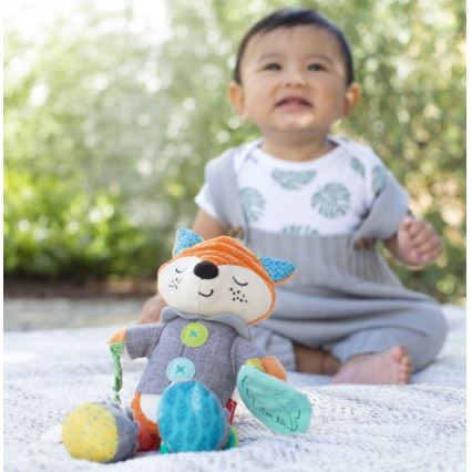 Infantino - Plyšová hračka s hryzadielkami 30 cm lišiak