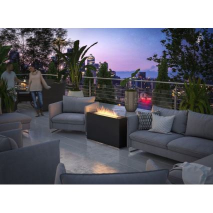 InFire - BIO krb 110x65 cm 3,5kW čierna