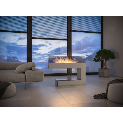 InFire - BIO krb 110x85,5 cm 3kW biela