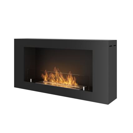 InFire - Nástenný BIO krb 44x91 cm 3kW čierna