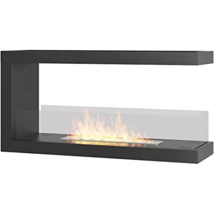 InFire - Rohový BIO krb 100x50 cm 3kW obojstranný