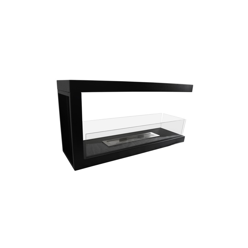 InFire - Rohový BIO krb 100x50 cm 3kW obojstranný
