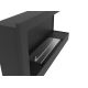 InFire - Rohový BIO krb 45x90 cm 3kW čierna