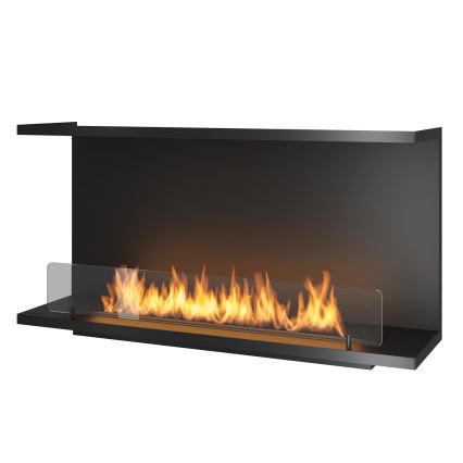 InFire - Vstavaný BIO krb 100x50 cm 3kW čierna