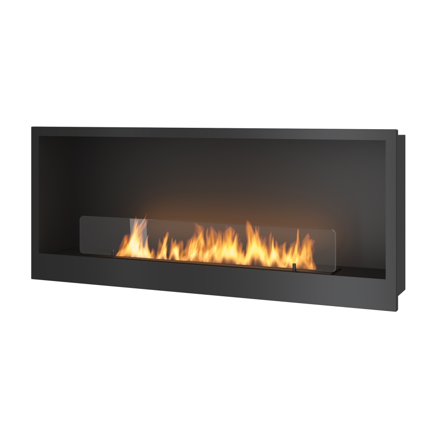 InFire - Vstavaný BIO krb 120x50 cm 3kW čierna