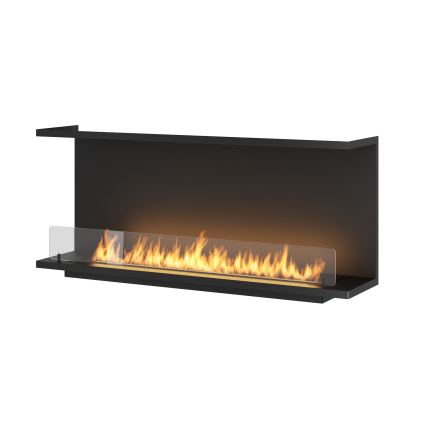 InFire - Vstavaný BIO krb 120x50 cm 3kW čierna