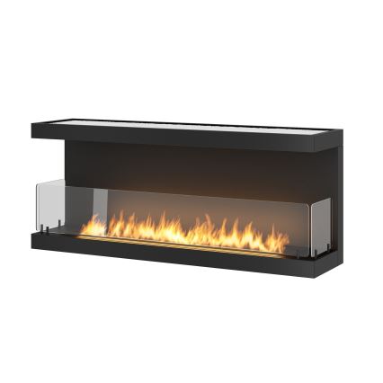 InFire - Vstavaný BIO krb 120x50 cm 5kW čierna