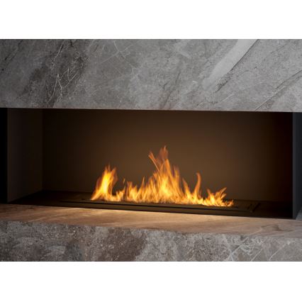 InFire - Vstavaný BIO krb 7,5x80 cm 6kW čierna