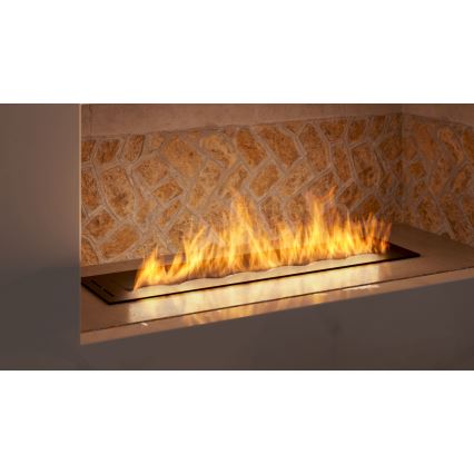 InFire - Vstavaný BIO krb 7,5x80 cm 6kW čierna