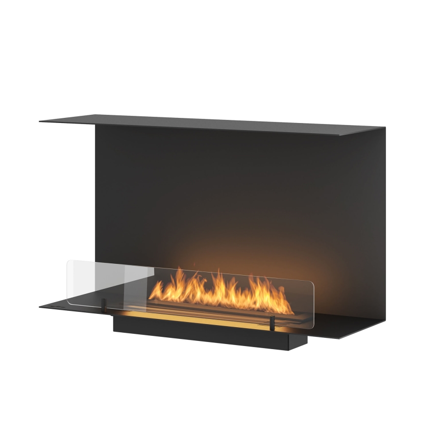 InFire - Vstavaný BIO krb 80x45 cm 3kW čierna