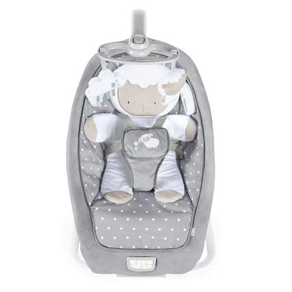 Ingenuity - Detská hojdačka s melódiou CUDDLE LAMB 3xLR14