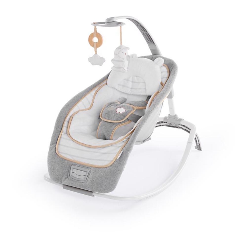 Ingenuity - Detská vibrujúca hojdačka s melódiou  BOUTIQUE 3xLR14