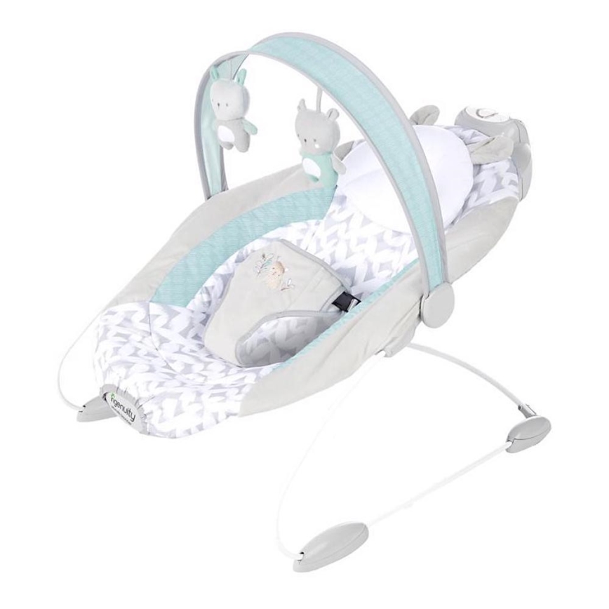 Ingenuity - Detská vibrujúca hojdačka s melódiou RAYLAN 3xLR14