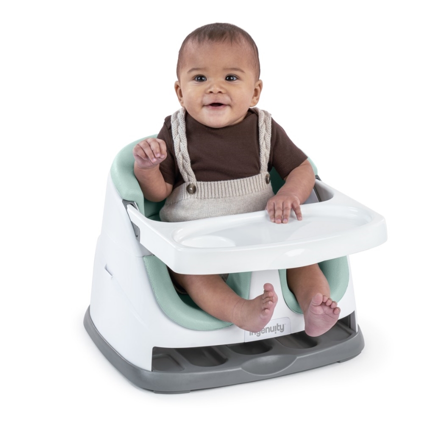 Ingenuity - Podsedák na jedálenskej stoličke 2v1 BABY BASE mintová