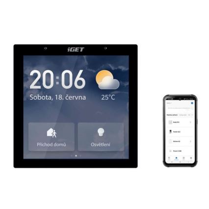 Inteligentná brána s dotykovým displejom GW6 Wi-Fi Zigbee Bluetooth