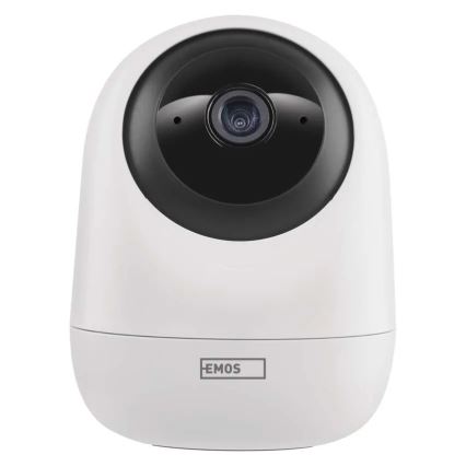 Inteligentná vnútorná otočná kamera so senzorom pohybu GoSmart 5V Wi-Fi Tuya biela