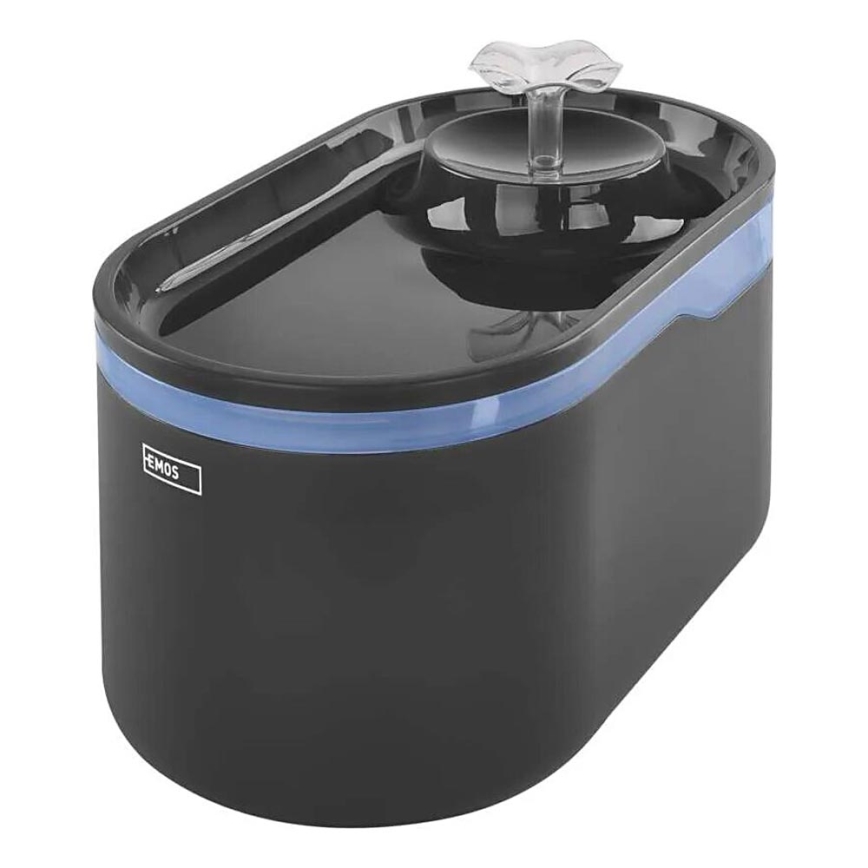 Inteligentná vodná fontána pre domácich maznáčikov 2,6 l/5V šedá Wi-Fi