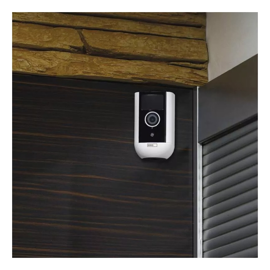 Inteligentná vonkajšia kamera so senzorom pohybu GoSmart 5V 9600mAh IP65 Wi-Fi Tuya