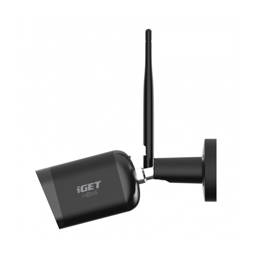 Inteligentná vonkajšia kamera so snímačom Full HD 1080p, 12 V, IP65, Wi‑Fi, Tuya, čierna
