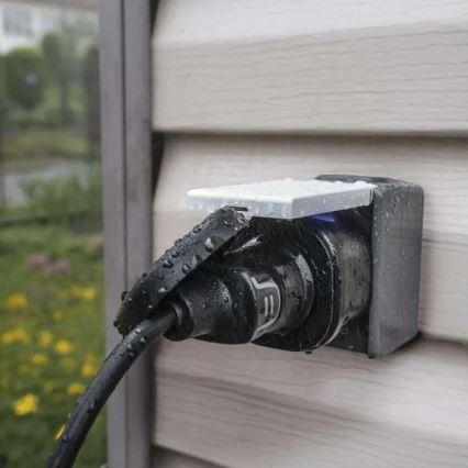 Inteligentná vonkajšia zásuvka GoSmart 3680W/230V/16A Wi-Fi Tuya IP44