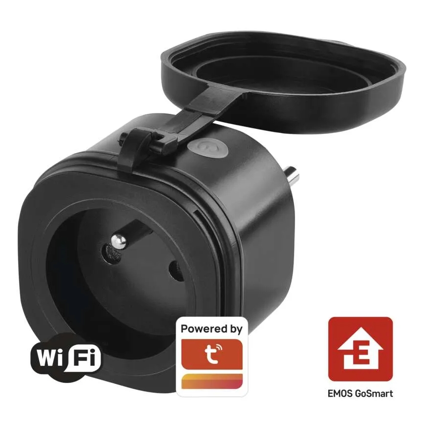 Inteligentná vonkajšia zásuvka GoSmart 3680W/230V/16A Wi-Fi Tuya IP44
