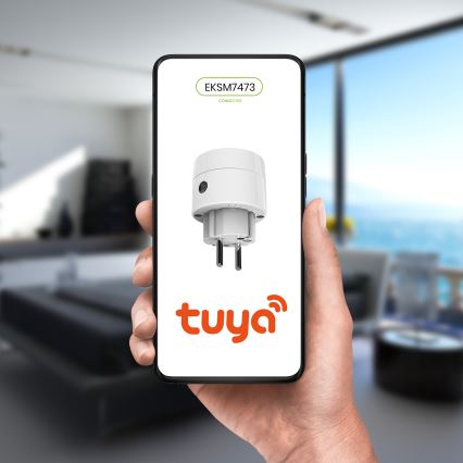 Inteligentná zásuvka 2300W/230V/10A Wi-Fi Tuya