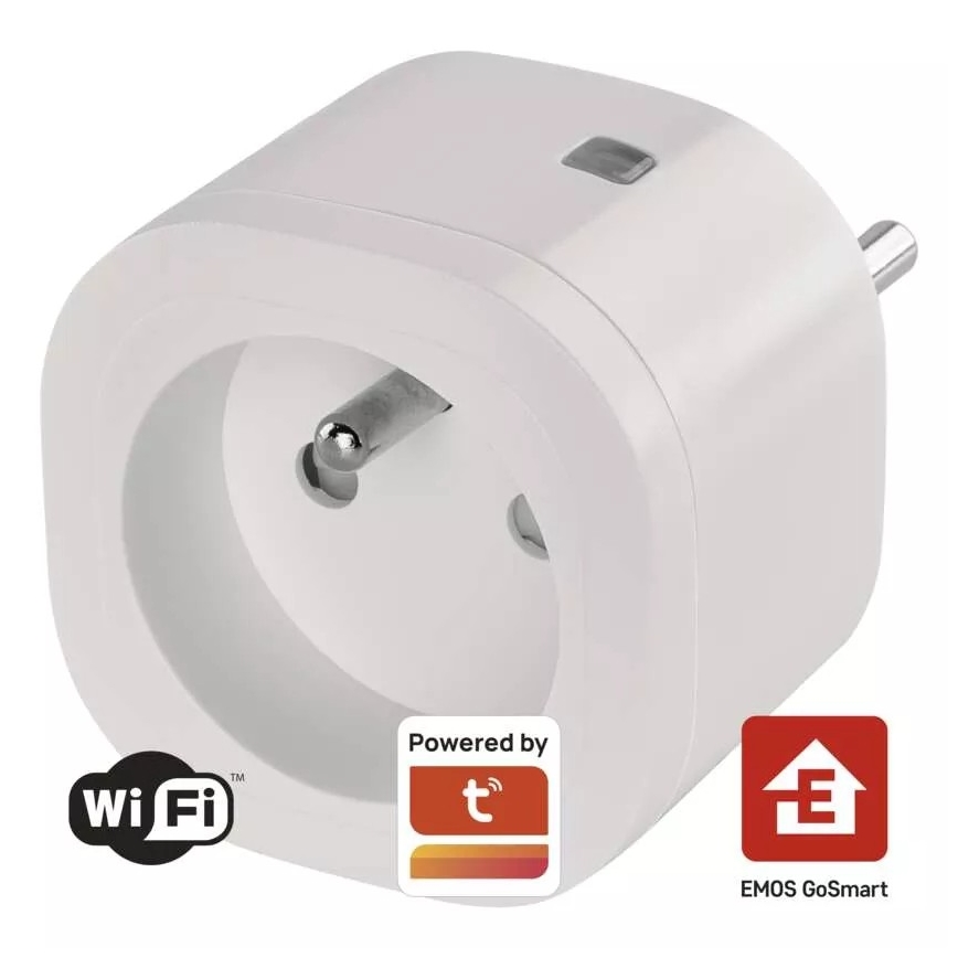 Inteligentná zásuvka GoSmart 3680 W/230 V/16 A Wi-Fi Tuya