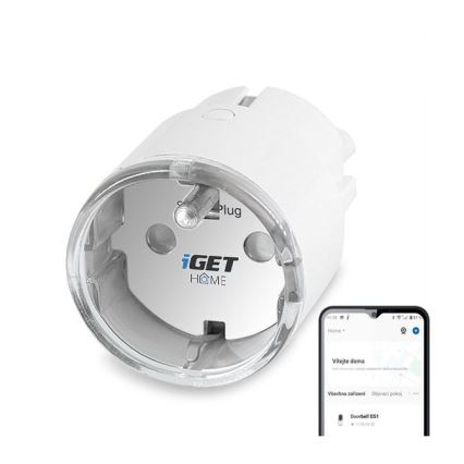 Inteligentná zásuvka s meraním spotreby 3680 W/230 V Wi‑Fi Tuya