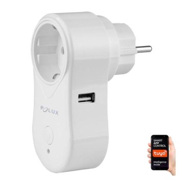 Inteligentná zásuvka SMART 3400W/230V Wi-Fi Tuya + USB SCHUKO