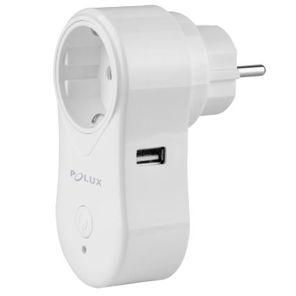 Inteligentná zásuvka SMART 3400W/230V Wi-Fi Tuya + USB SCHUKO