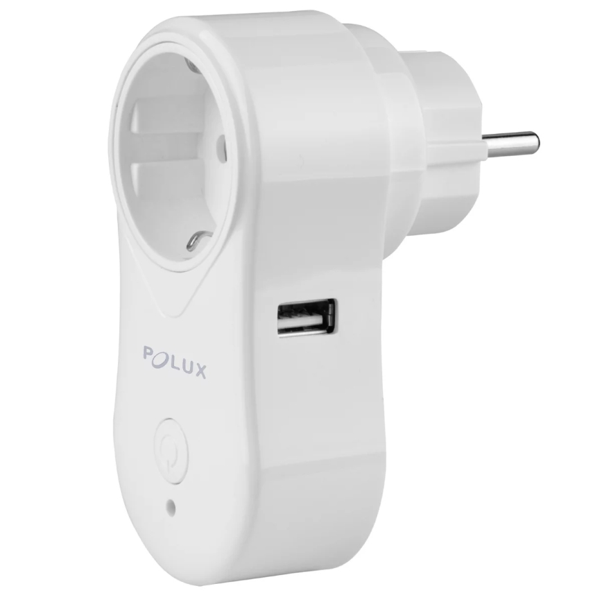 Inteligentná zásuvka SMART 3400W/230V Wi-Fi Tuya + USB SCHUKO