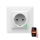 Inteligentná zásuvka SMART 3680W/230V/16A Wi-Fi Tuya SCHUKO