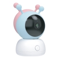 Inteligentný detský monitor s pohybovým senzorom 2K 5V Wi‑Fi Tuya ružový/modrý