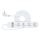 Inteligentný predlžovací kábel s vypínačom 4Z Typ E + 2x USB-A + 1x USB-C 1,5m Wi-Fi Tuya biela