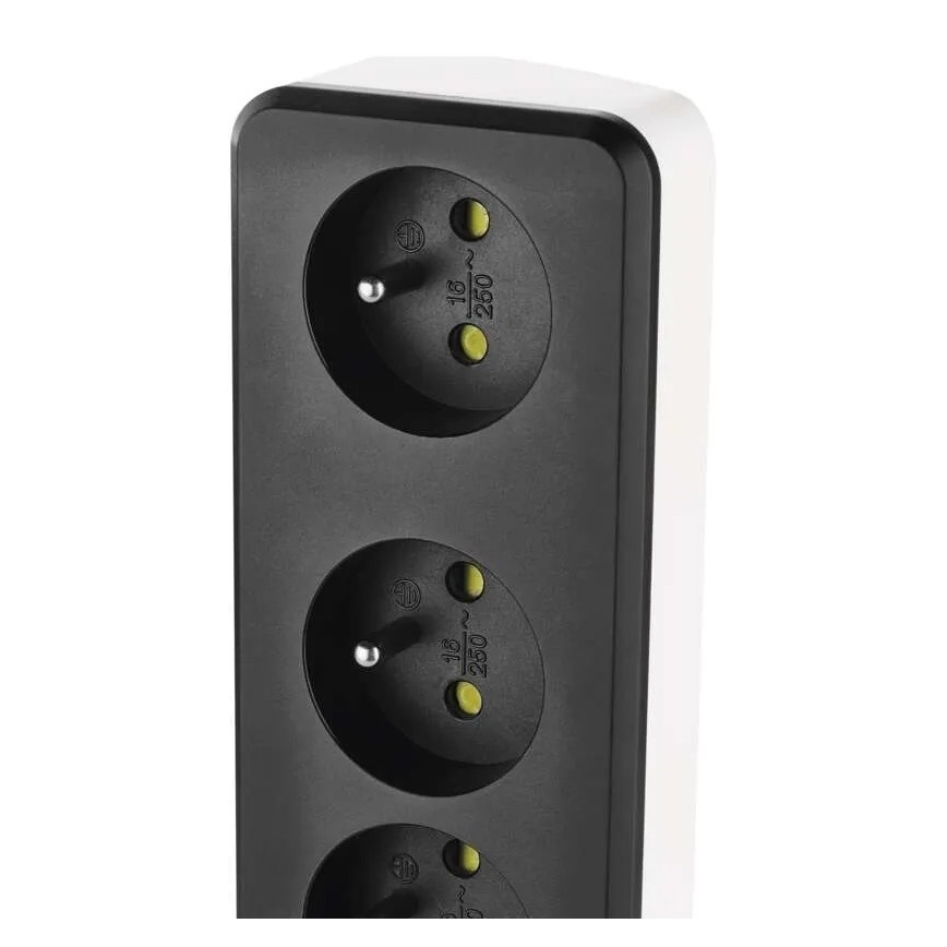 Inteligentný predlžovací kábel s vypínačom GoSmart 4Z + 1xUSB-A + 1xUSB-C 2 m Wi-Fi Tuya