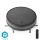 Inteligentný robotický vysávač s mopom 28W/2500 mAh Wi-Fi čierny + diaľkové ovládanie