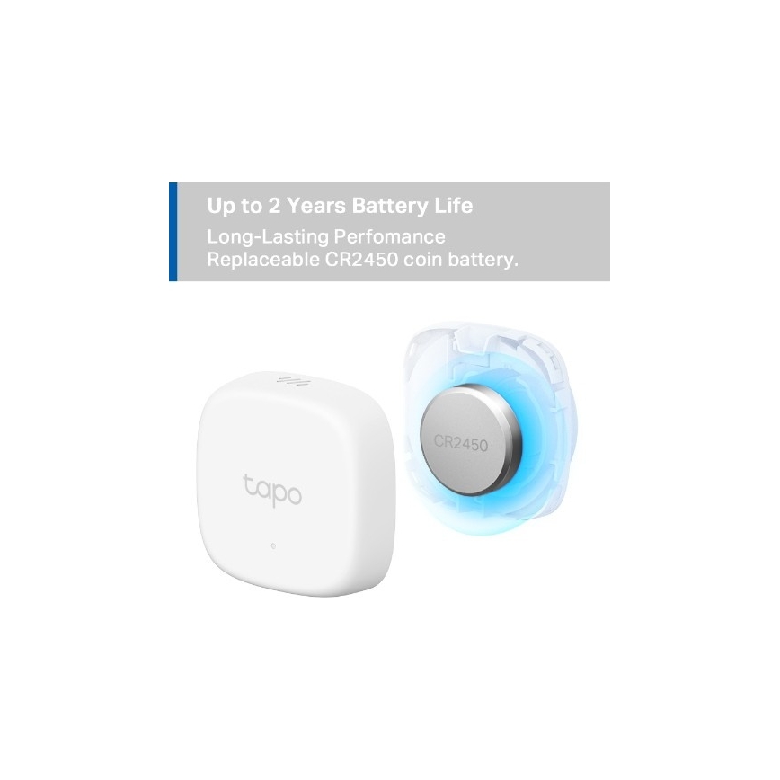 Inteligentný senzor na meranie teploty a vlhkosti 1xCR2450