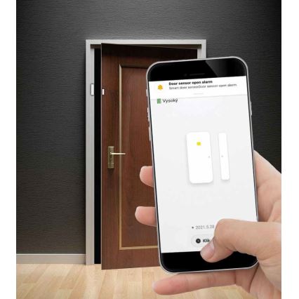 Inteligentný senzor okien a dverí 2xAAA Wi-fi Tuya